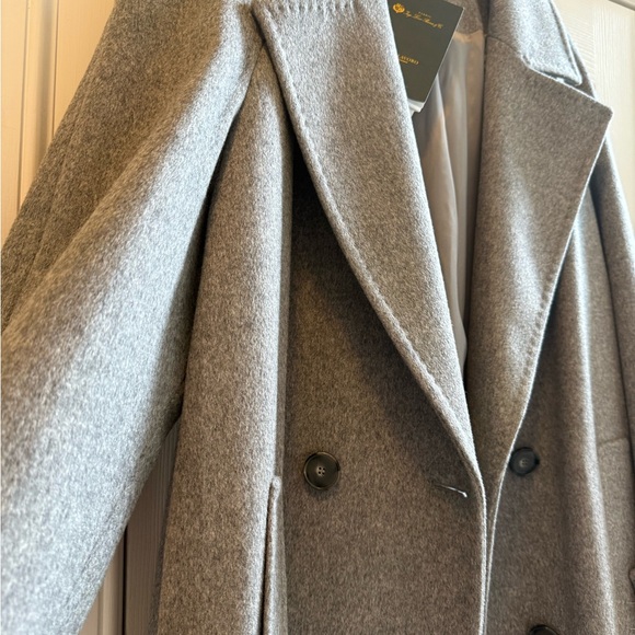 Loro Piana Gray Wool Coat - Picture 16 of 16